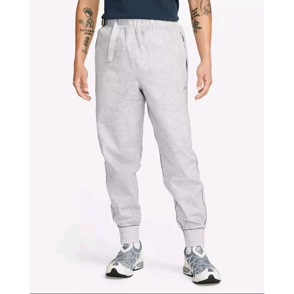 Nike Size L Tech Pack Forward Therma Fit ADV Jogger Pants Gray DQ4266-084 Ca7